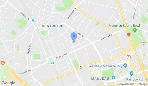 ACADEMY OF MARTIAL ARTS NZ : Papatoetoe Club location Map
