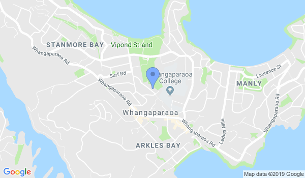 ACADEMY OF MARTIAL ARTS NZ : Whangaparaoa Club location Map