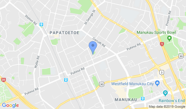 ASD Martial Arts NZ : Hombu Dojo : Manukau City location Map