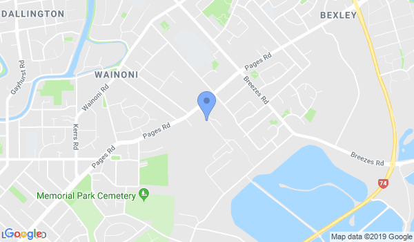 Aikido Shinryukan Canterbury location Map