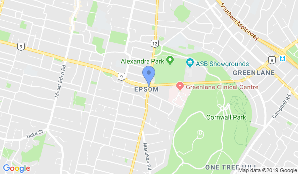 Auckland University & Epsom Judo Club location Map