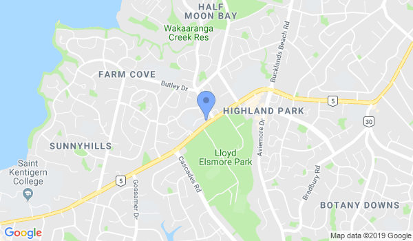 Australasian Toyakwai Karate Association location Map