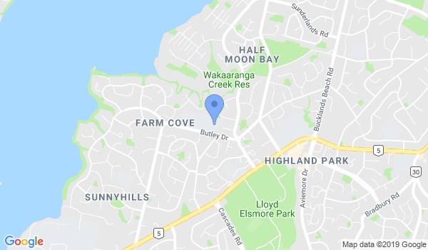 Australasian Toyakwai Karate Association location Map