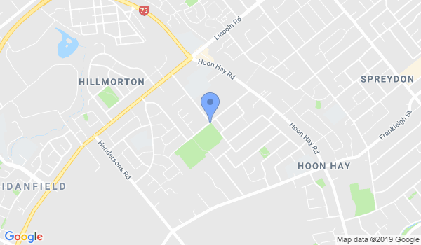 Christchurch Olympic Taekwondo Inc location Map
