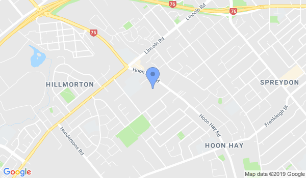 Christchurch South Karate Club location Map