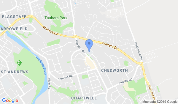 GKR Karate Chartwell location Map