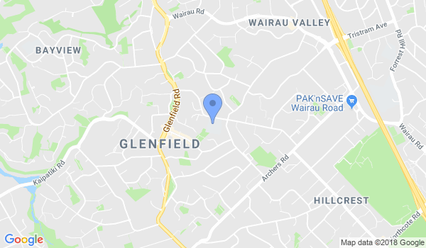 GKR Karate Glenfield Chivalry Road location Map