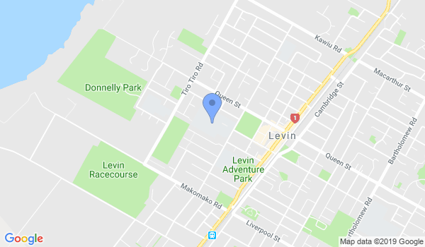 GKR Karate - Levin location Map