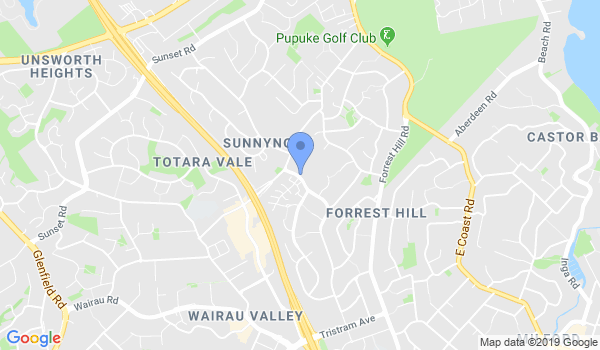 GKR Karate Wairau location Map