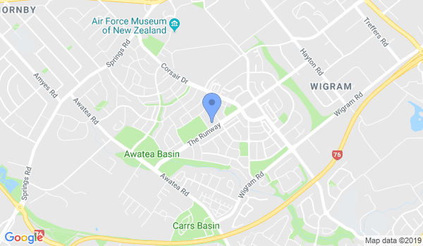 GKR Karate - Wigram location Map