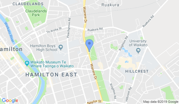 Hamilton Wado-Kai Karate Club location Map