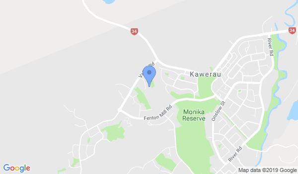 Kawerau Karate Club location Map