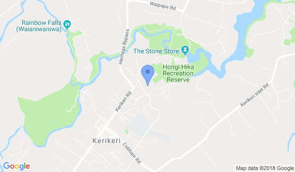 Kerikeri Martial Arts location Map