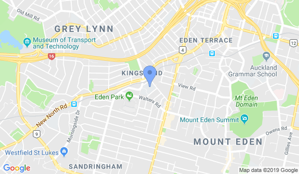 The Kung Fu School - Mt Eden location Map