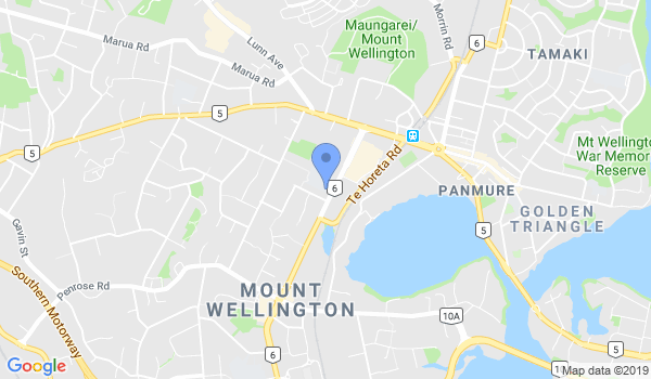 The Kung Fu School - Mt Wellington location Map