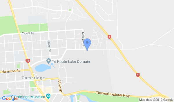 Matsu Karate Do NZ location Map