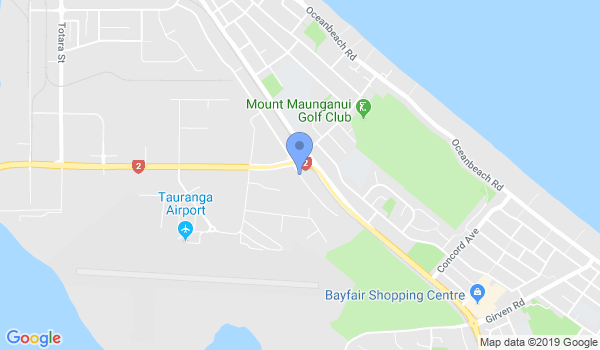 Mount Maunganui DS Team Jiu Jitsu location Map