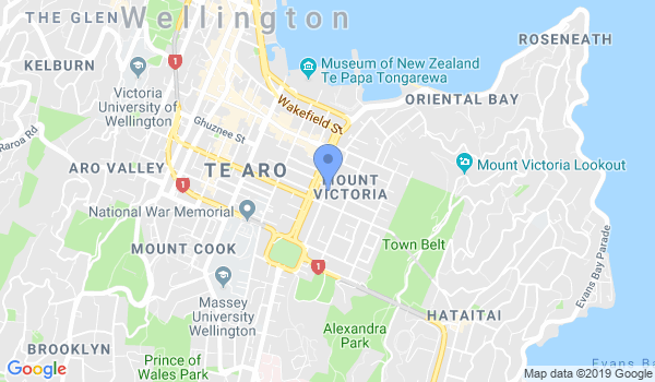 Mt Victoria Kyokushin Karate Dojo location Map