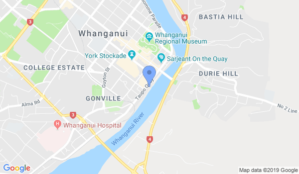 New Zealand Jiu Jitsu Academy - Wanganui location Map