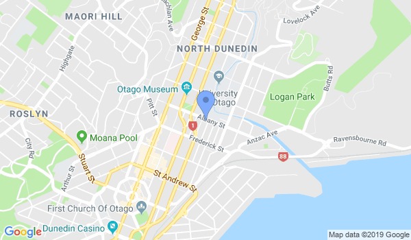 Otago University ITF Taekwon-Do Club location Map