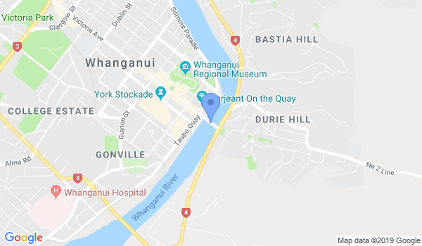 Red Boat Kung Fu & Martial Arts supplies Whanganui location Map