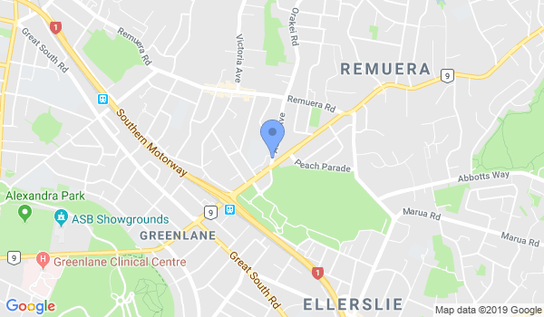 Remuera Taekwon-Do location Map