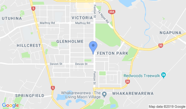 Rotorua Intermediate location Map