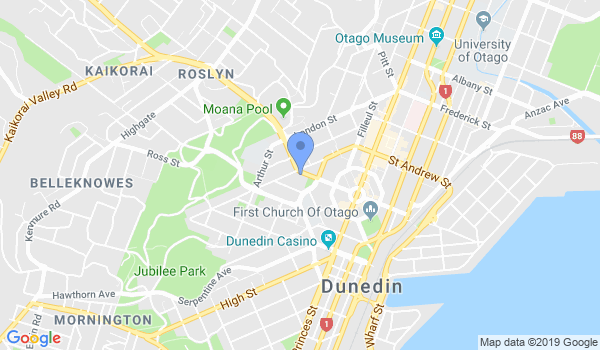 Seido Karate Dunedin Club location Map