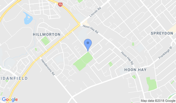 Taekwondo Union of New Zealand location Map