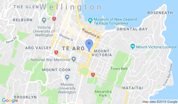 The Muay Thai Institute Wellington location Map