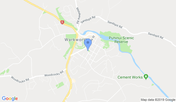 Warkworth Aikido - Kyu Shin Do location Map