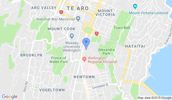 Wellington Judo and Jujitsu Academy location Map