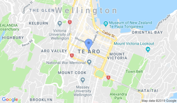 Wellington Wing Tsun Kung Fu Club location Map