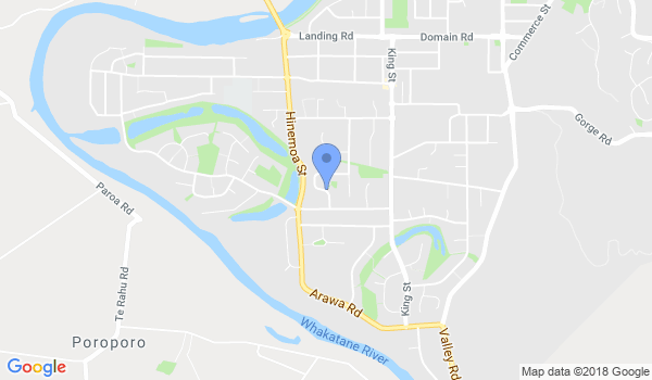 Whakatane Judo Club location Map